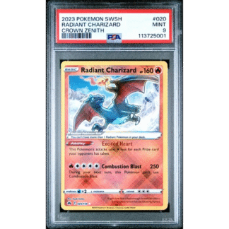 Radiant Charizard - Crown Zenith - PSA 9