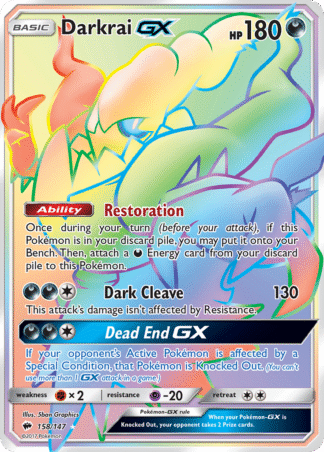 Darkrai-GX - Burning Shadows
