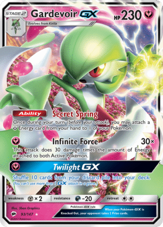 Gardevoir-GX - Burning Shadows
