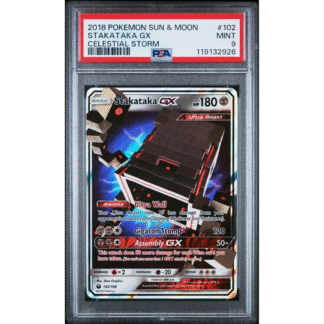 Stakataka GX - Celestial Storm - PSA 9
