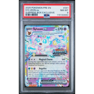 Sylveon ex - Prismatic Stamp Promo - PSA 8
