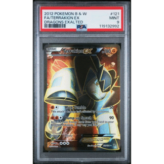 Terrakion EX - Dragons Exalted - PSA 9