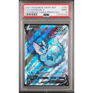 Vaporeon V - Collection Box Promo - PSA 9