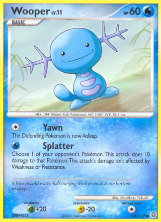 Wooper Reverse - Secret Wonders
