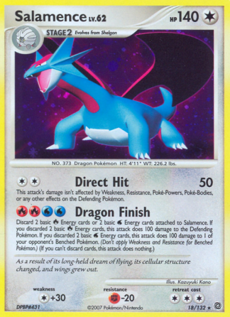 Salamence Reverse - Secret Wonders