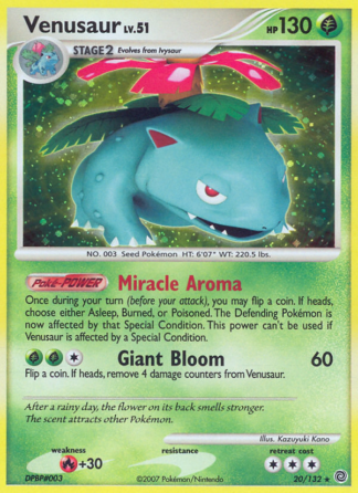Venusaur Reverse - Secret Wonders