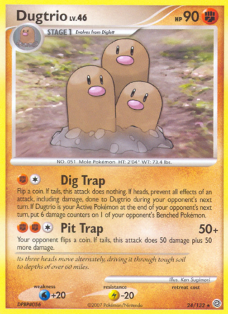 Dugtrio Reverse - Secret Wonders