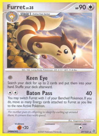 Furret Reverse - Secret Wonders
