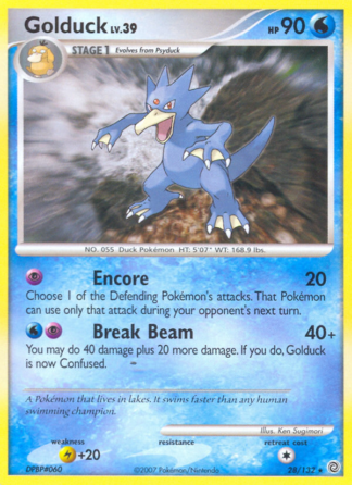 Golduck Reverse - Secret Wonders