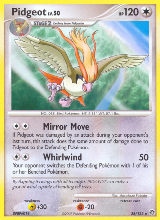 Pidgeot Reverse - Secret Wonders