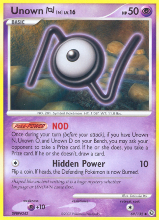 Unown [N] Reverse - Secret Wonders