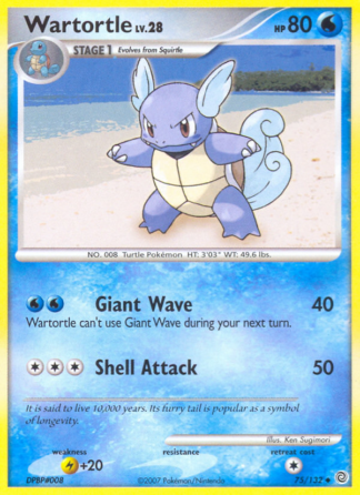 Wartortle Reverse - Secret Wonders