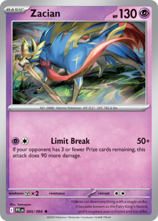 Zacian Reverse - Phantasmal Flames