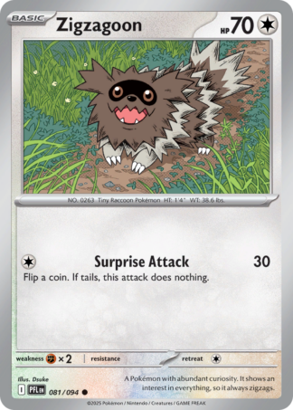 Zigzagoon Reverse - Phantasmal Flames