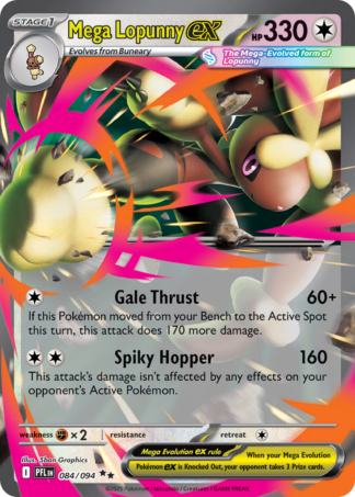Mega Lopunny ex - Phantasmal Flames