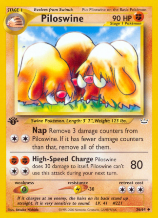 Piloswine - Neo Revelation