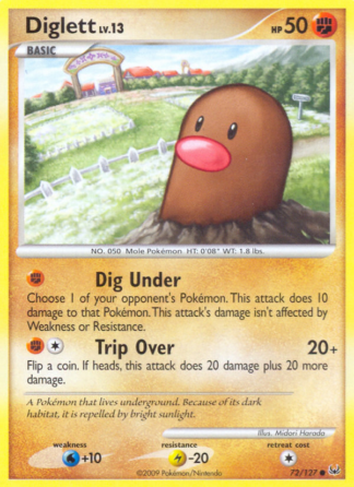 Diglett Reverse - Platinum