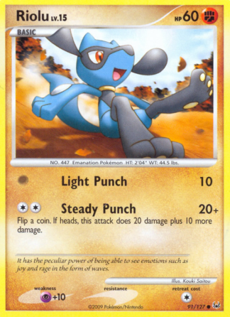 Riolu Reverse - Platinum