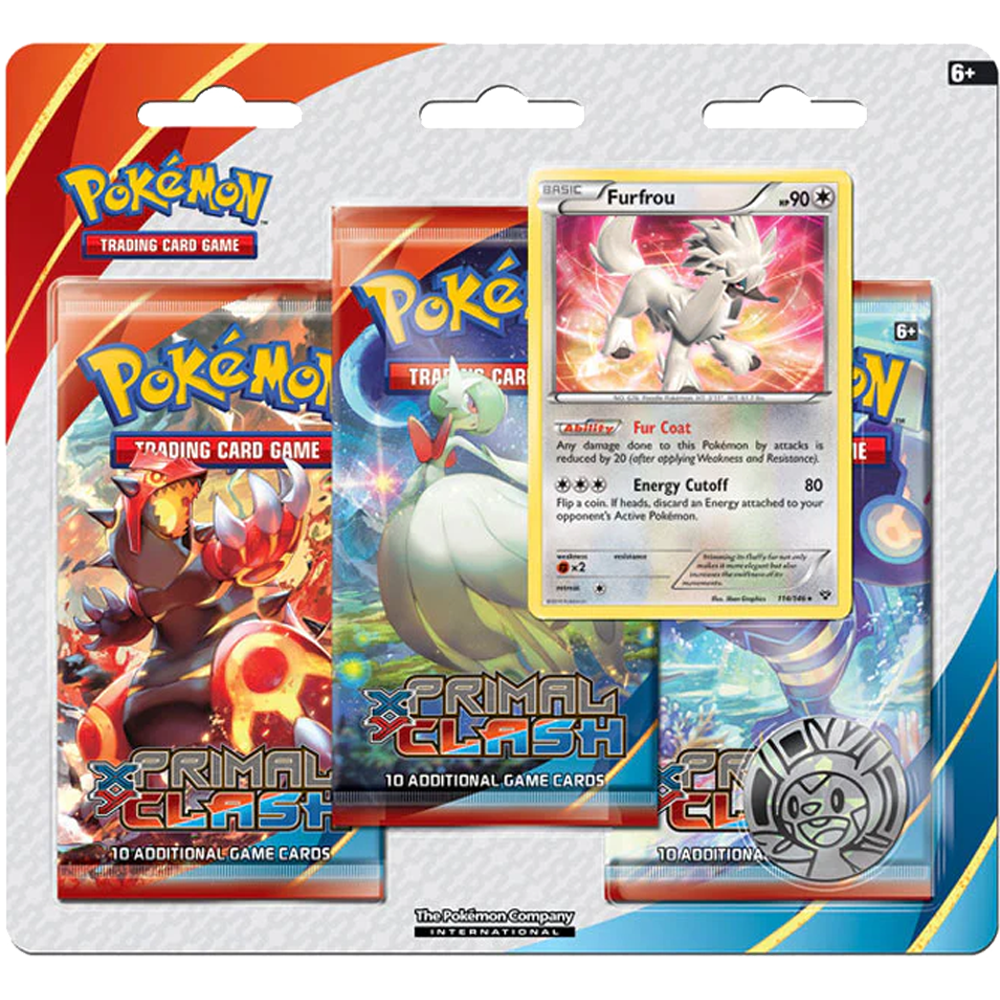 Primal Clash 3-Pack Blister Furfrou Promo