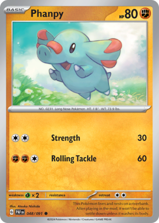 Phanpy Reverse - Paldean Fates