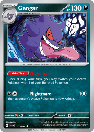 Gengar Reverse - Paldean Fates