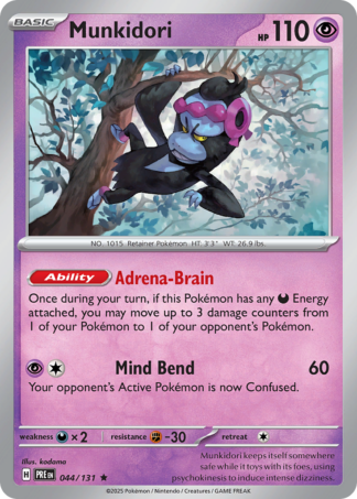 Munkidori Master Ball - Prismatic Evolutions