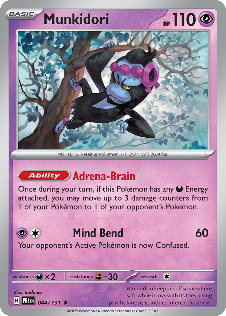 Munkidori Master Ball - Prismatic Evolutions