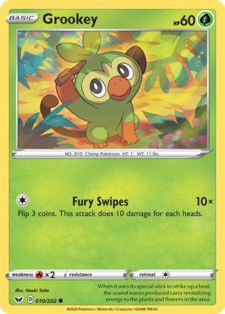 Grookey Reverse - Sword & Shield
