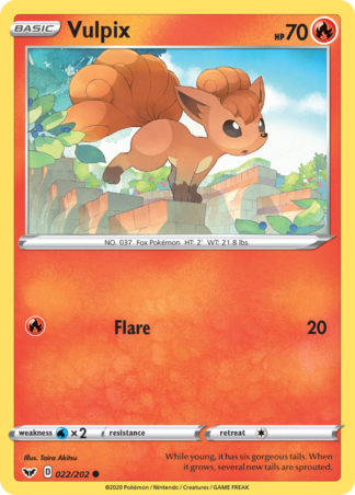 Vulpix Reverse - Sword & Shield