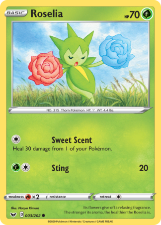 Roselia Reverse - Sword & Shield