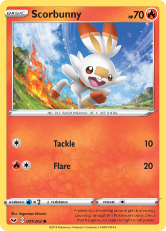 Scorbunny Reverse - Sword & Shield