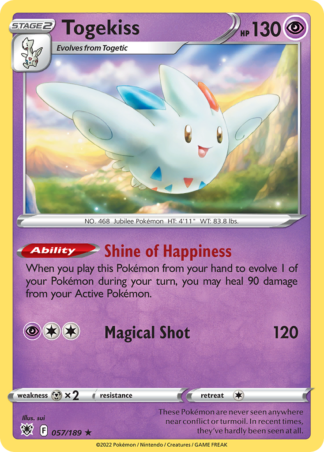 Togekiss Reverse - Astral Radiance
