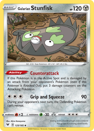 Galarian Stunfisk Reverse - Vivid Voltage
