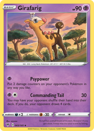 Girafarig Reverse - Vivid Voltage