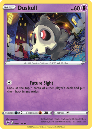 Duskull Reverse - Vivid Voltage