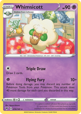 Whimsicott Reverse - Vivid Voltage