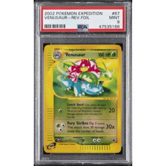 Venusaur Reverse - Expedition - PSA 9